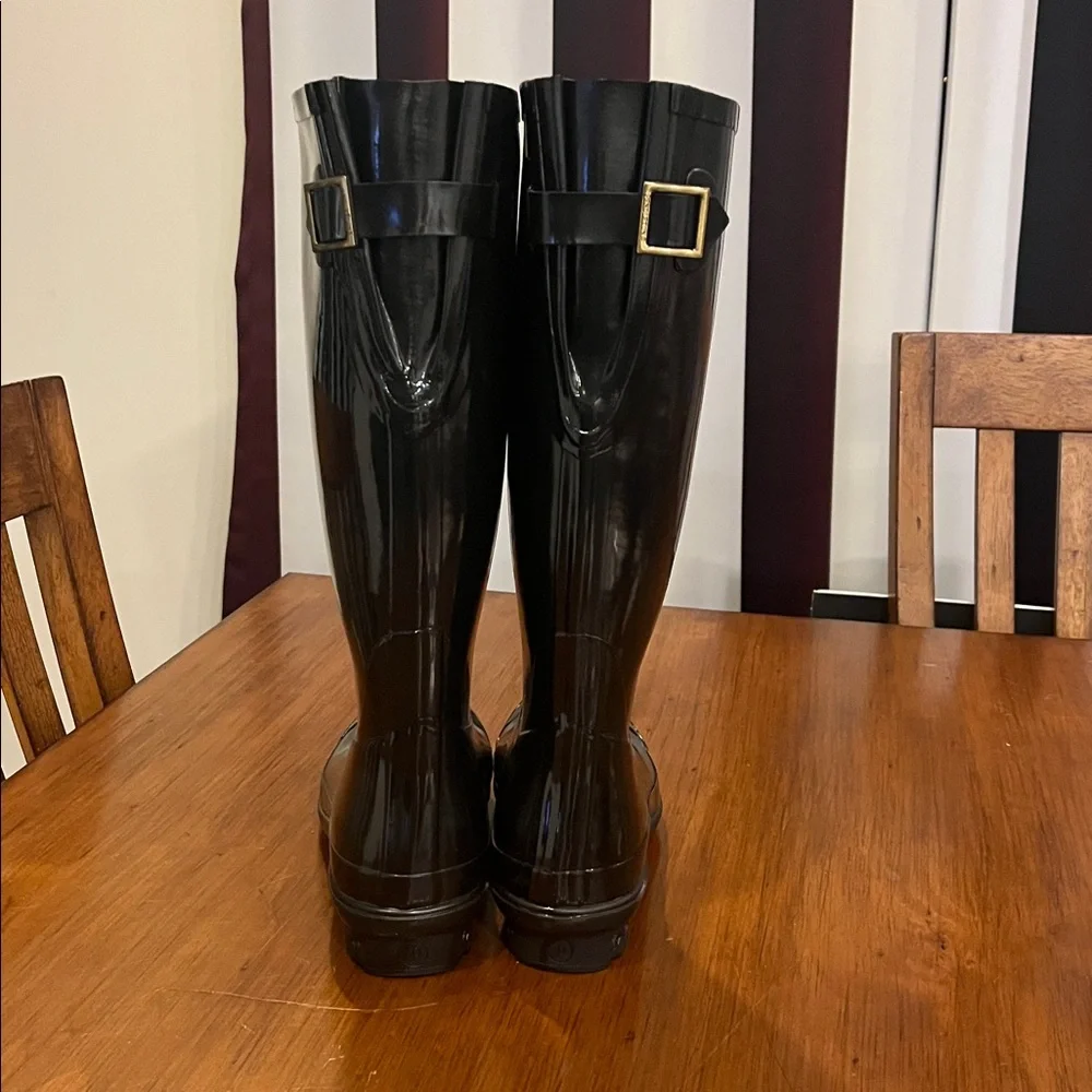 Pendleton Gloss Tall Rain Boots black Women’s Size 7